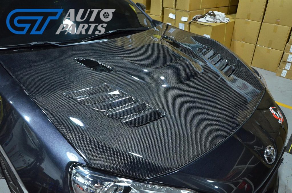 MP Vented Carbon Fibre Bonnet / Hood for 2012-2020 Toyota 86 Subaru BRZ -0