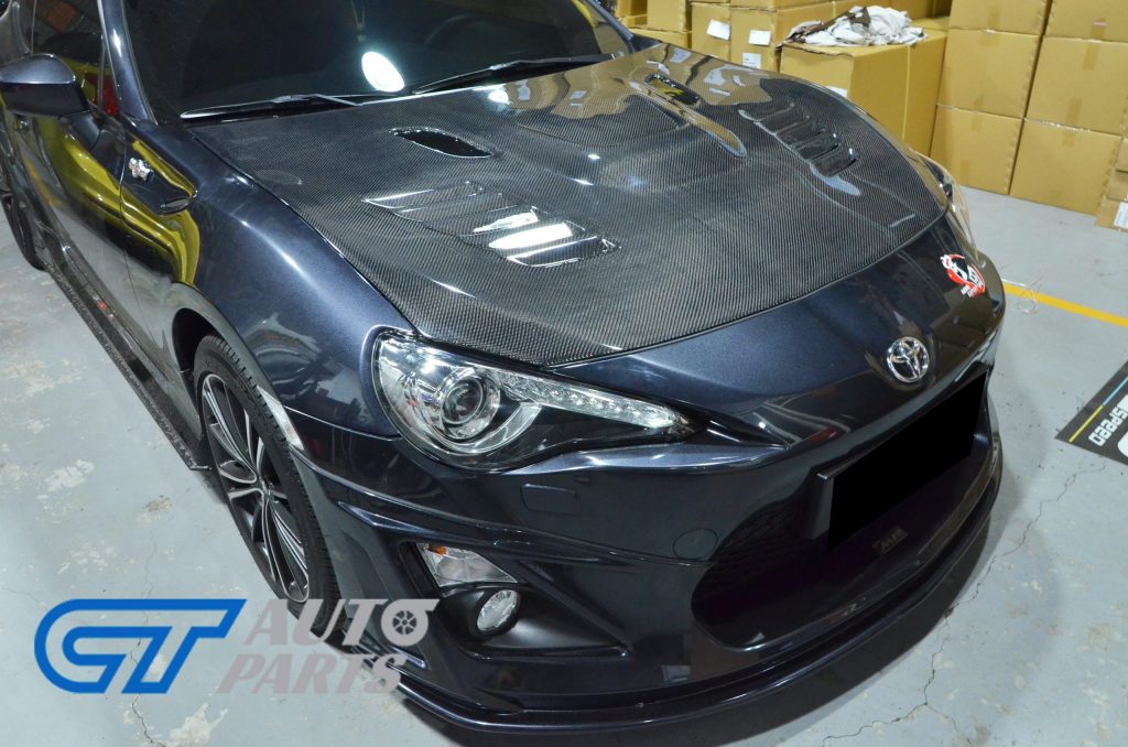 MP Vented Carbon Fibre Bonnet / Hood for 2012-2020 Toyota 86 Subaru BRZ -14560