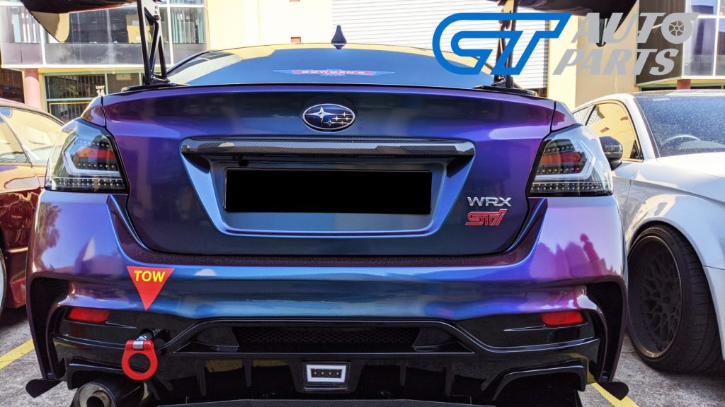 V5 Black White Bar Full LED Tail lights Dynamic Indicator for 2015-2020 Subaru WRX/ WRX STI VA-14479