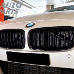 M Sport Style Gloss Black Front Bumper Bar Grille Grill for BMW 3-Series F30 F31-14903