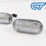 Clear LED side indicators side marker fender lights for 04-19 Nissan NAVARA D40 -14939