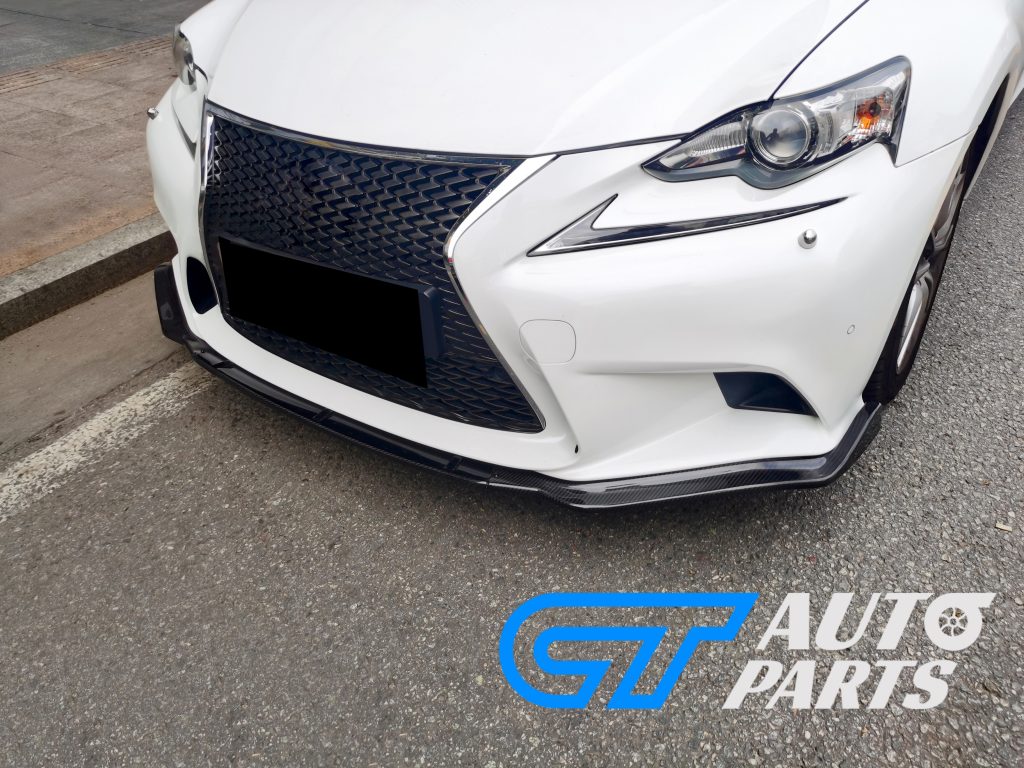 Carbon Front Bumper Lip Diffuser For 2014-2016 Lexus IS250 IS350 Sport-15206