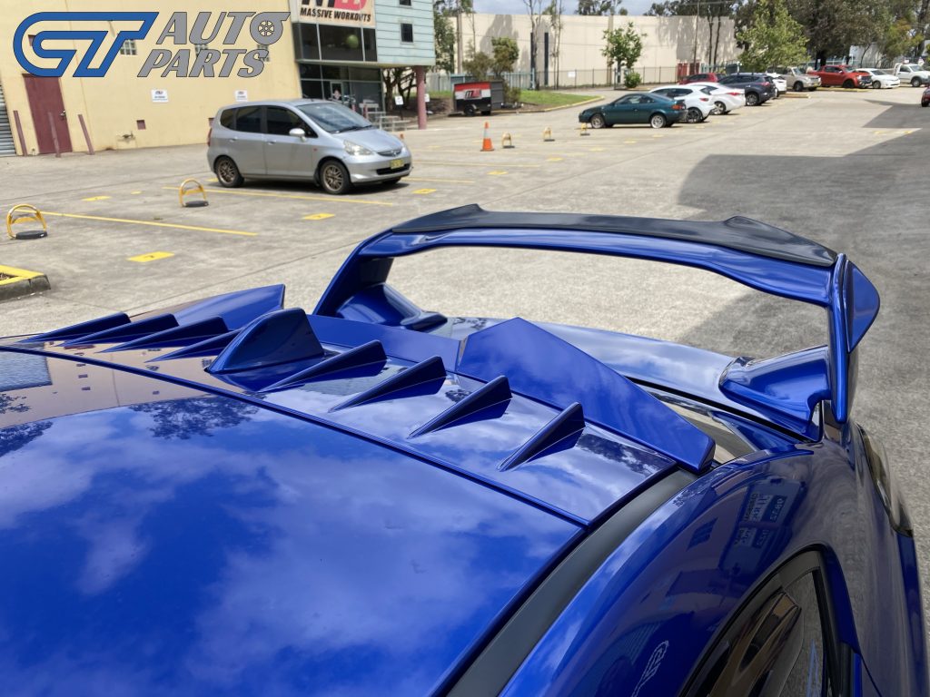 World Rally Blue K7X V2 Rear Window Visor Spoiler for Subaru WRX / STI 2015-2020-15283