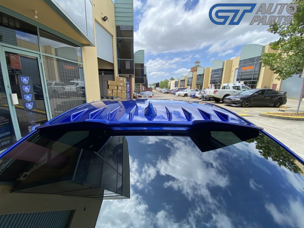 World Rally Blue K7X V2 Rear Window Visor Spoiler for Subaru WRX / STI 2015-2020-15282