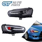 DEMON EYE 3D Neon LED DRL Bar Projector HeadLights for 07-17 Mitsubishi Lancer CJ EVO X-15319