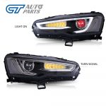 DEMON EYE 3D Neon LED DRL Bar Projector HeadLights for 07-17 Mitsubishi Lancer CJ EVO X-15325