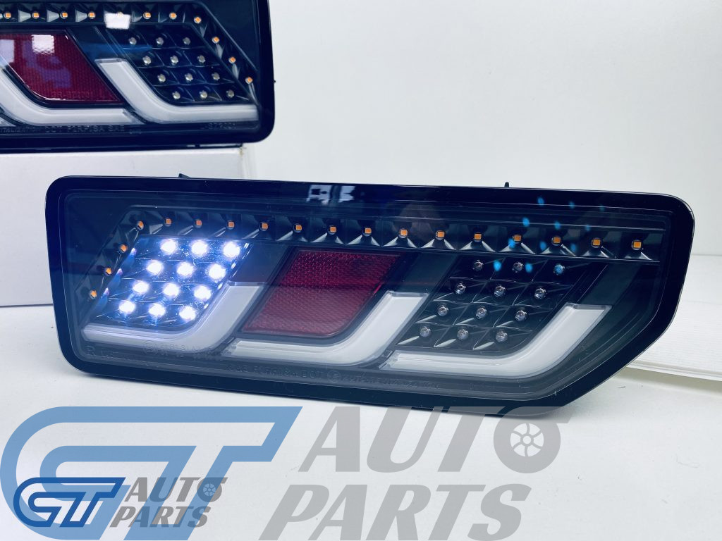 3D Black Full LED Sequential Indicator Tail Lights for 18-24 Suzuki ...